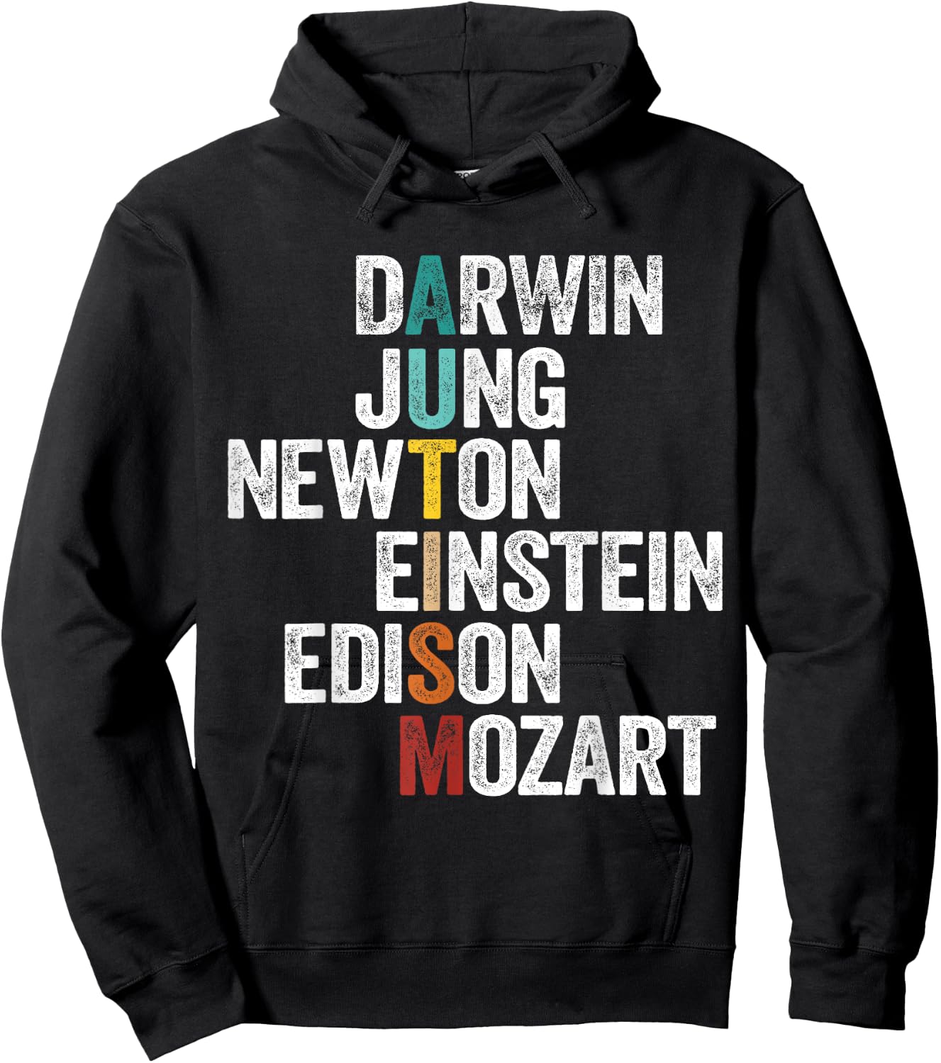 Autism Awareness Darwin Jung Newton Einstein Edison Mozart Hoodie - Hoodie | Black