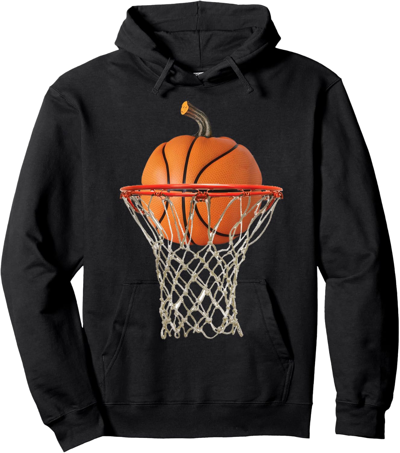 Funny Basketball Design For Halloween Costume Men Boys Hoodie - Hoodie | Black