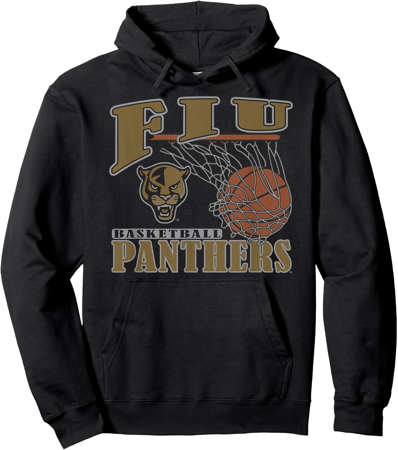 Florida International Golden Panthers Basketball Lift Navy Hoodie - Hoodie | Black