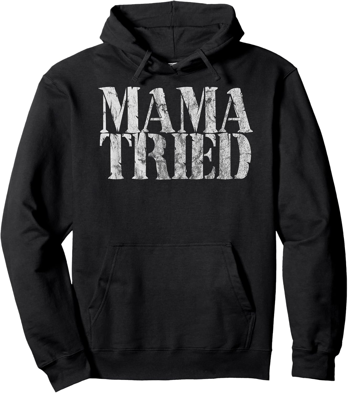 Mama Tried Country Music Lyrics Redneck Men Women Vintage Hoodie - Hoodie | Black