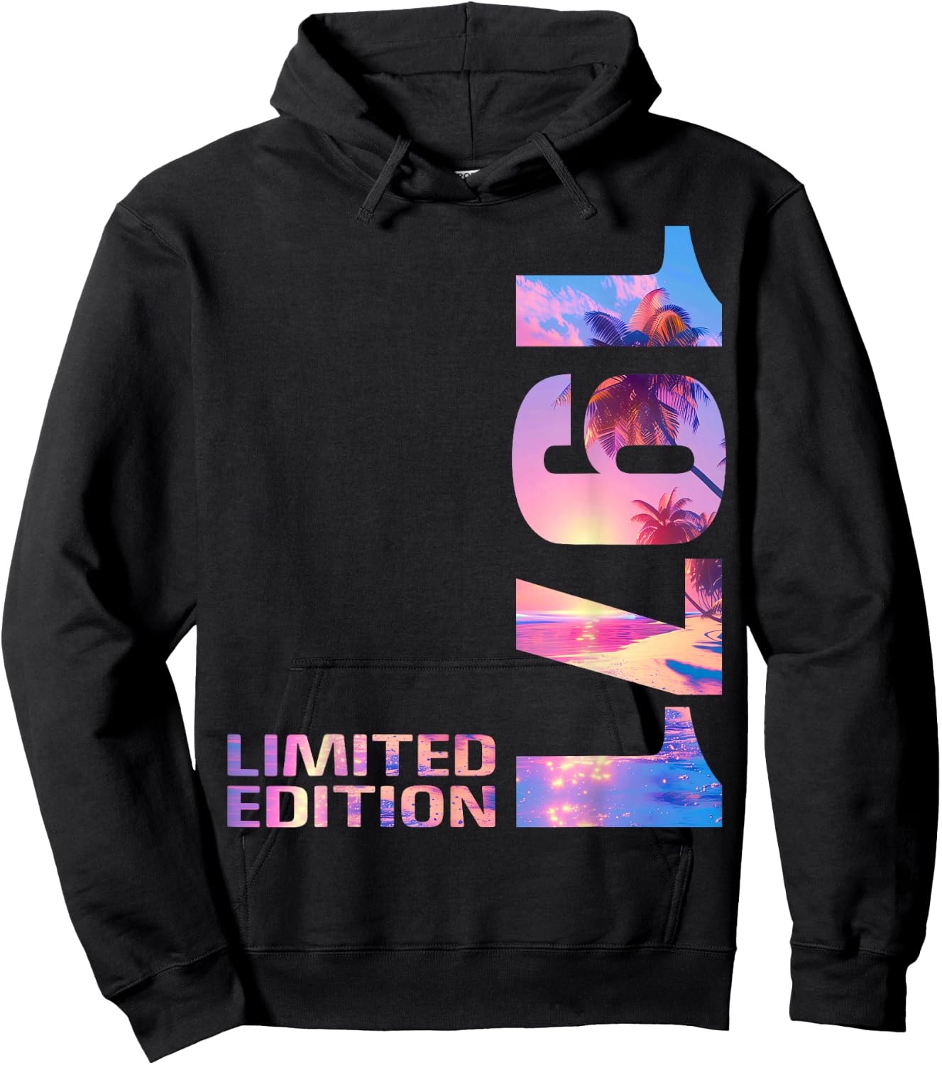 55th Birthday 1971 Limited Edition 55 Man Woman Hoodie - Hoodie | Black