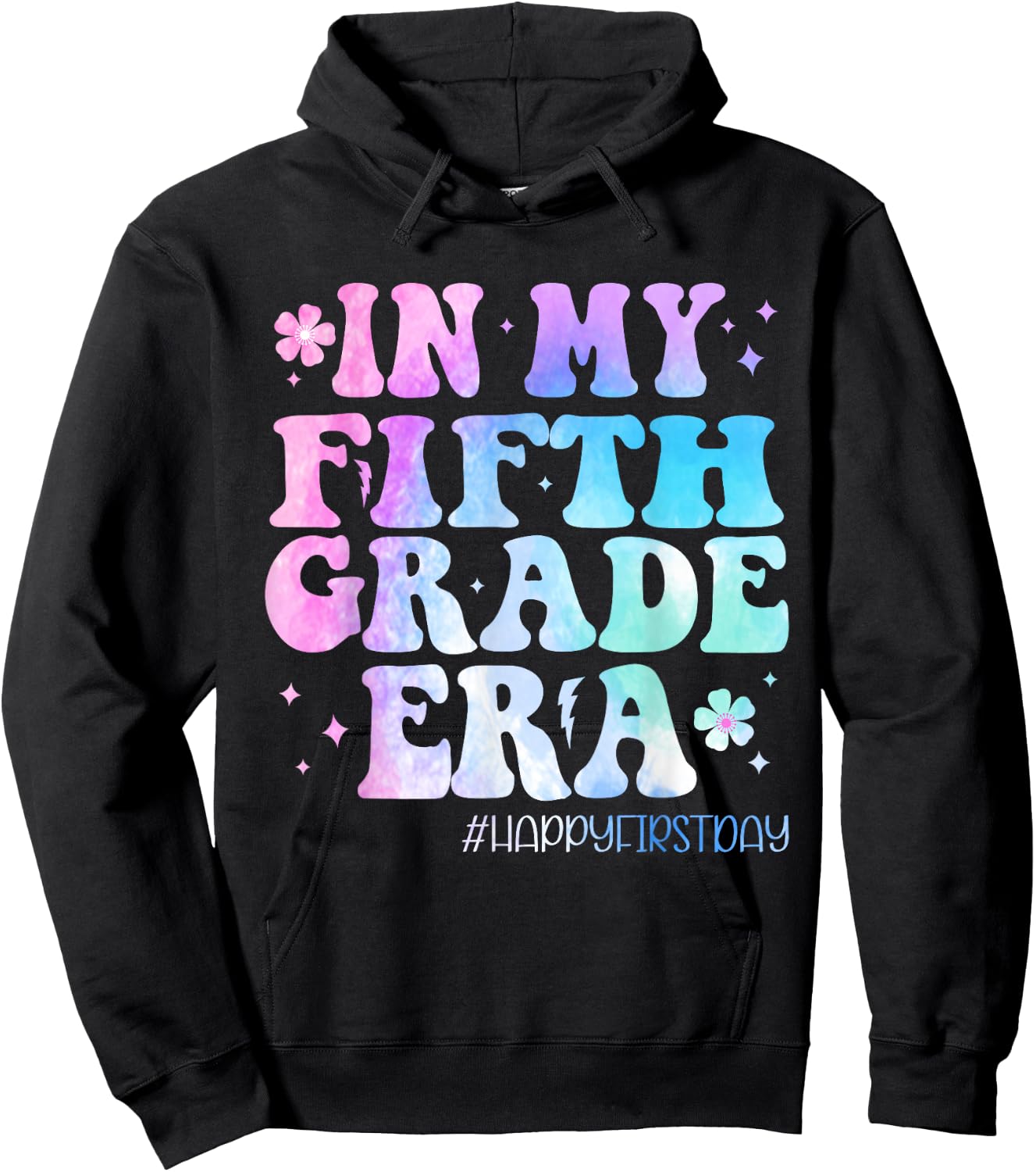 In My Fifth Grade Era Back to School 5th Grade Teachers Kids Hoodie - Hoodie | Black