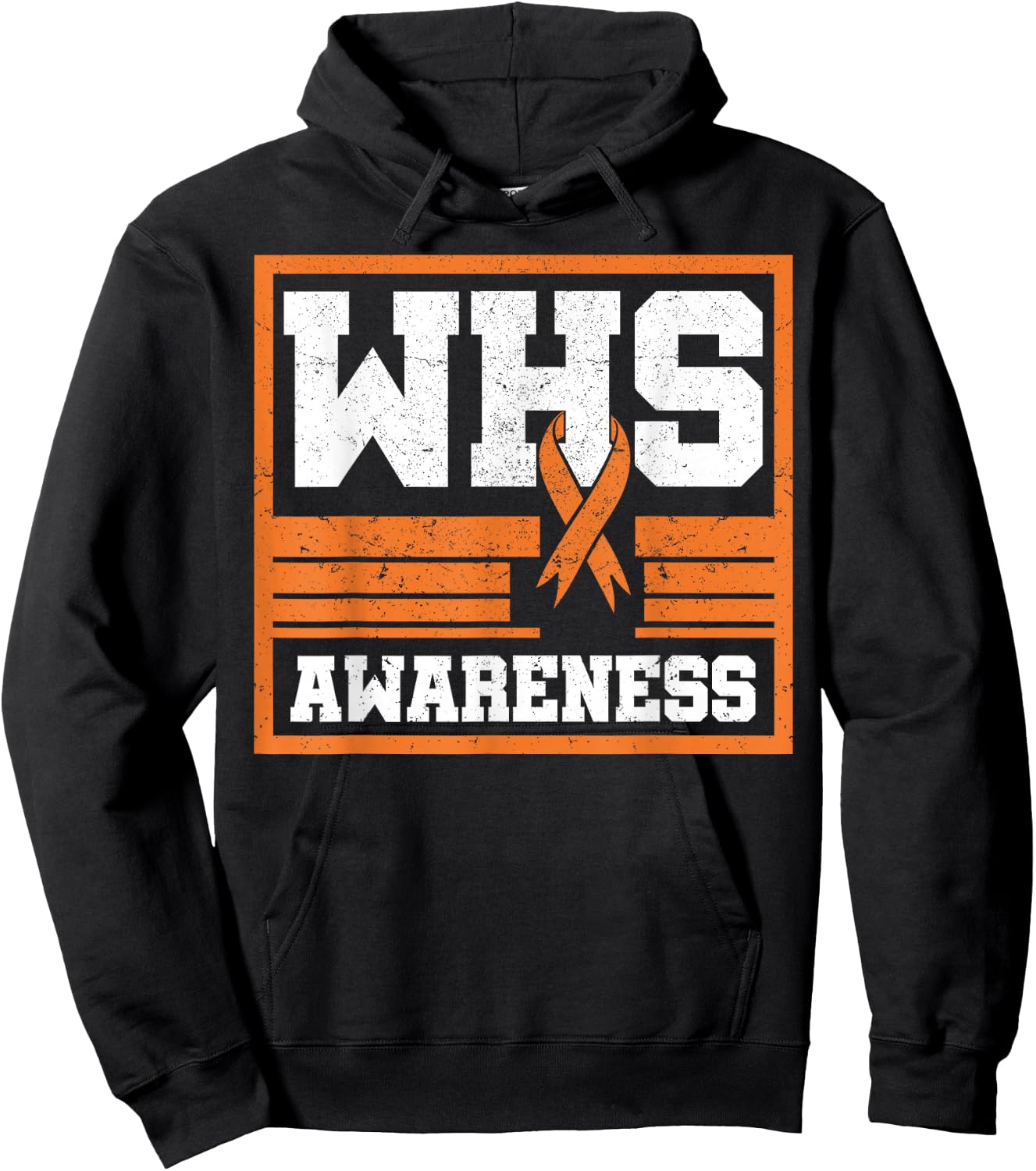 Wolf–Hirschhorn Syndrome Awareness Ribbon WHS Advoccate Hoodie - Hoodie | Black
