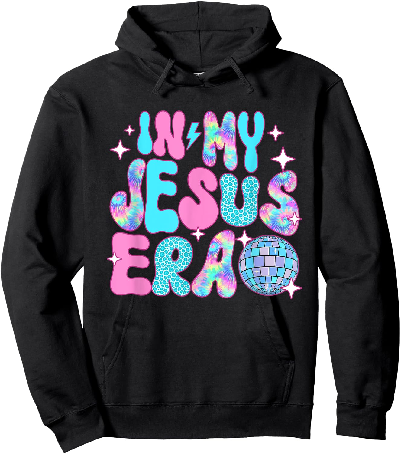Disco In My Jesus Era Hoodie - Hoodie | Black