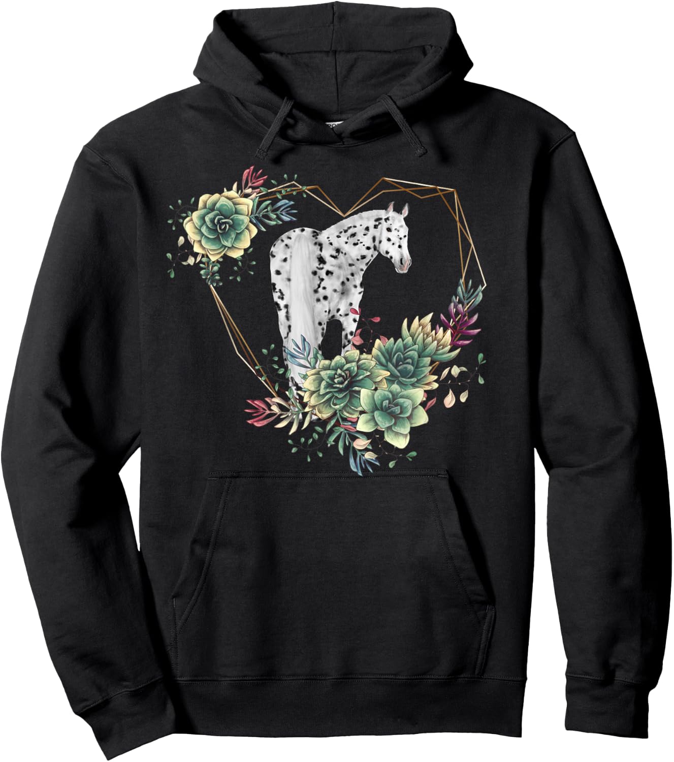 Appaloosa Horse Leopard Pattern Appaloosa Hoodie - Hoodie | Black