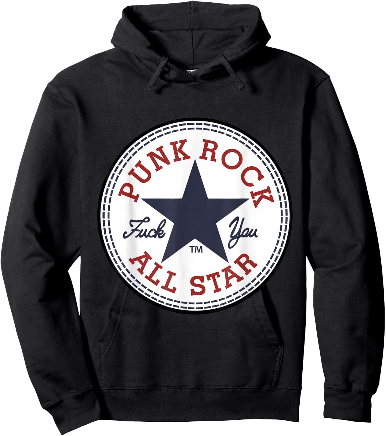 Punk Rock All Star, Punk Rock Hoodie - Hoodie | Black