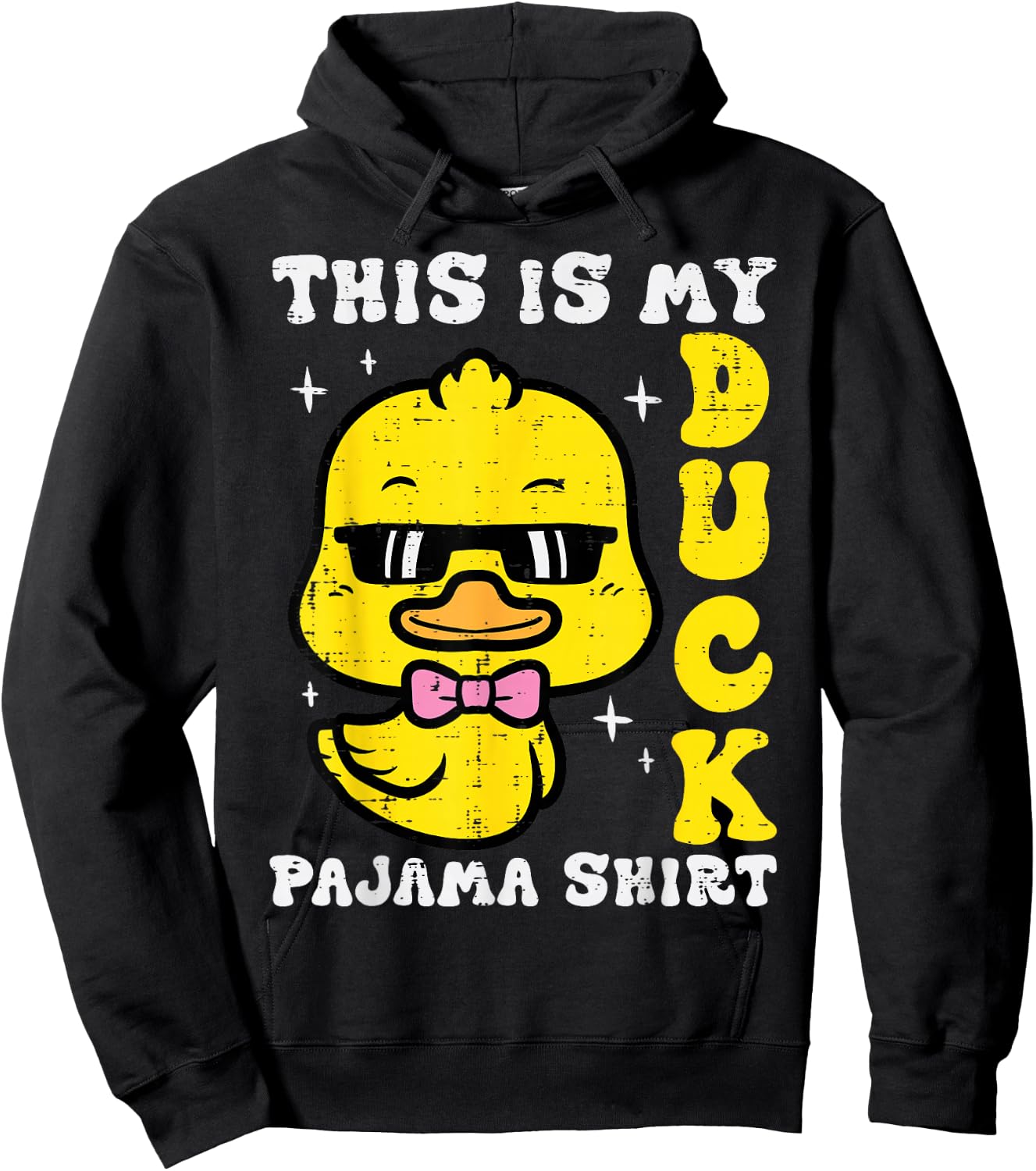 This Is My Duck Pajama Shirt Cute Women Girls Boys Kids Men Hoodie - Hoodie | Black