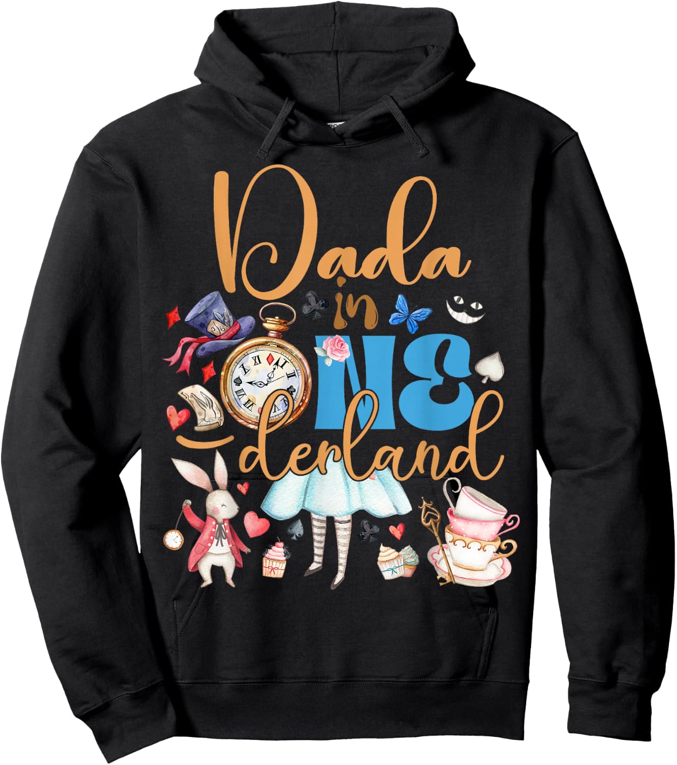 Alice Dada in ONEderland Birthday Family Hoodie - Hoodie | Black