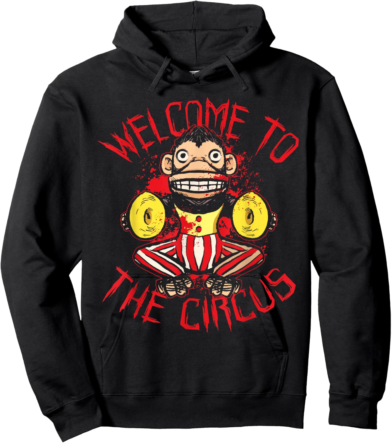 Welcome to the Circus Staff Carnival Crew Monkey Lover Gift Hoodie - Hoodie | Black