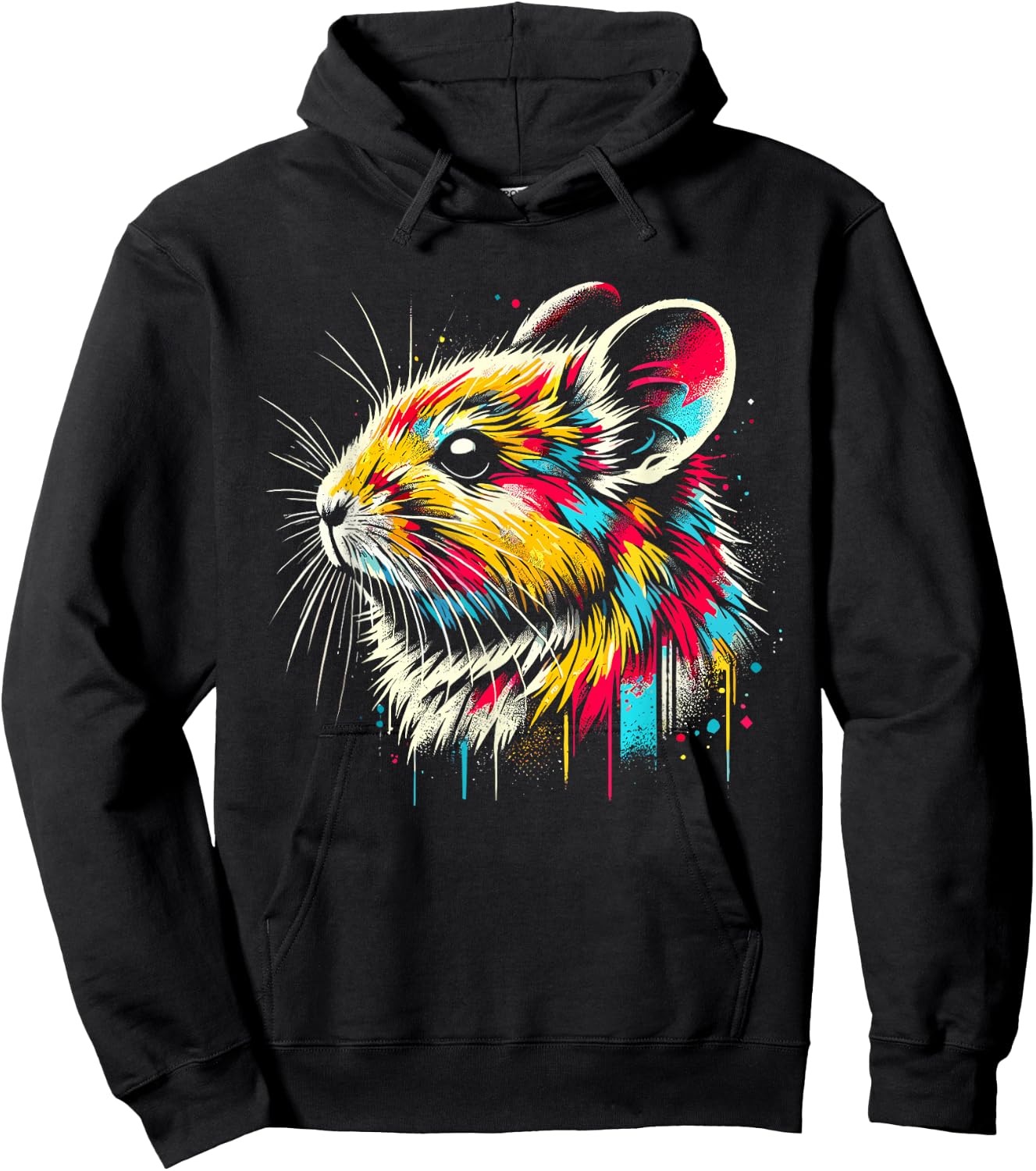 Adorable American Pika Habitat And Conservation Design Hoodie - Hoodie | Black