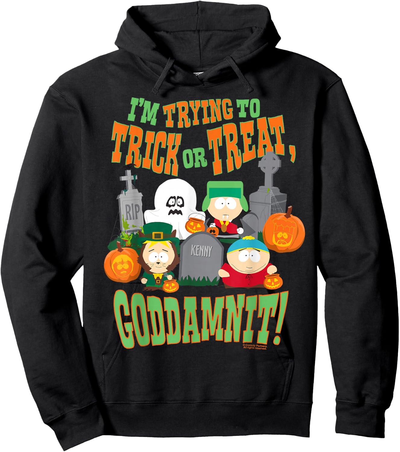 South Park Trick or Treat Crew Hoodie - Hoodie | Black