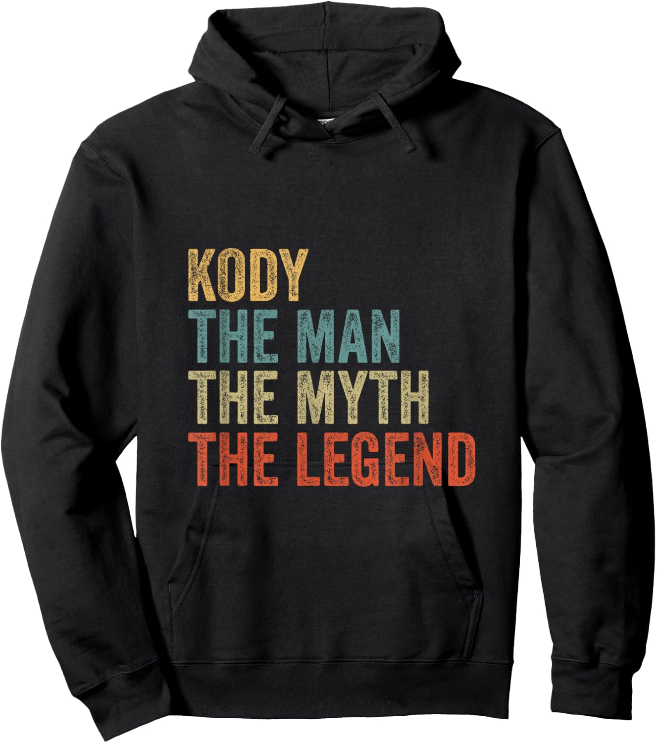 Kody the man the myth the legend Hoodie - Hoodie | Black