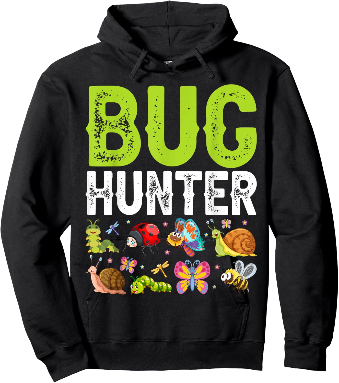 Bug Lover Insects Entomologist Boys Girls Biologist Hoodie - Hoodie | Black