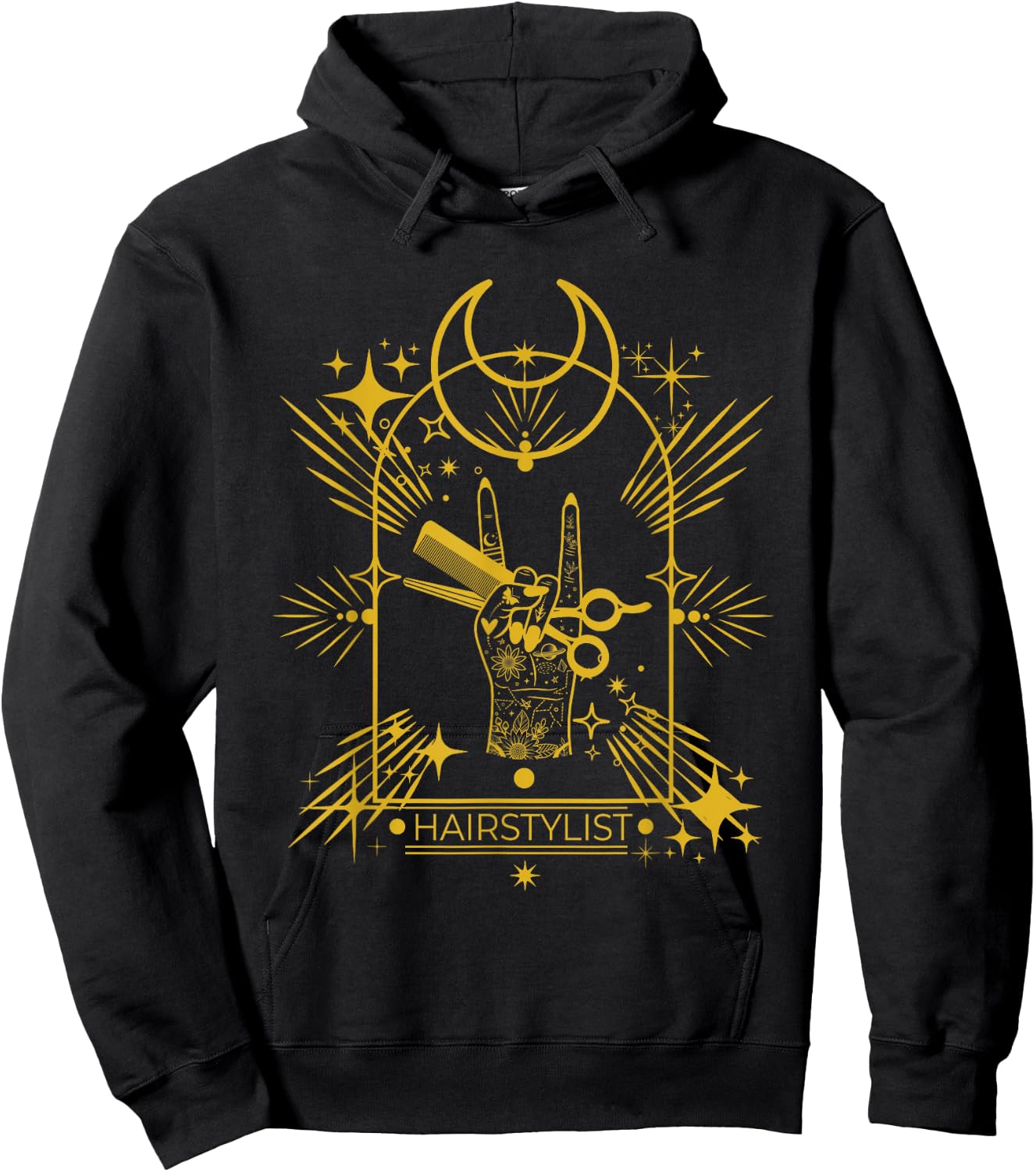 Hairstylist Tarot Hair Stylist Hoodie - Hoodie | Black