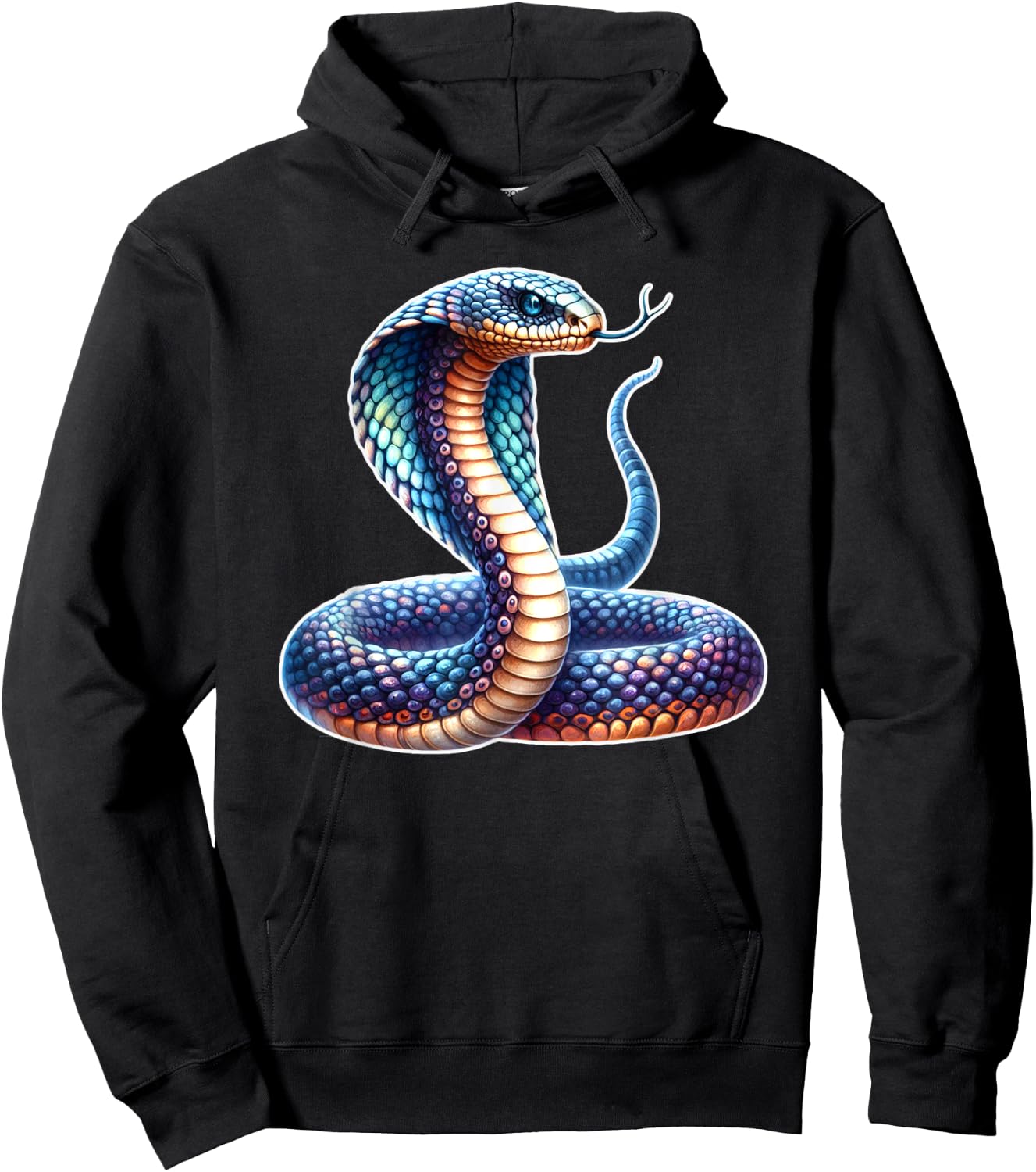 Cobra Snake Serpent x King Cobra Hoodie - Hoodie | Black