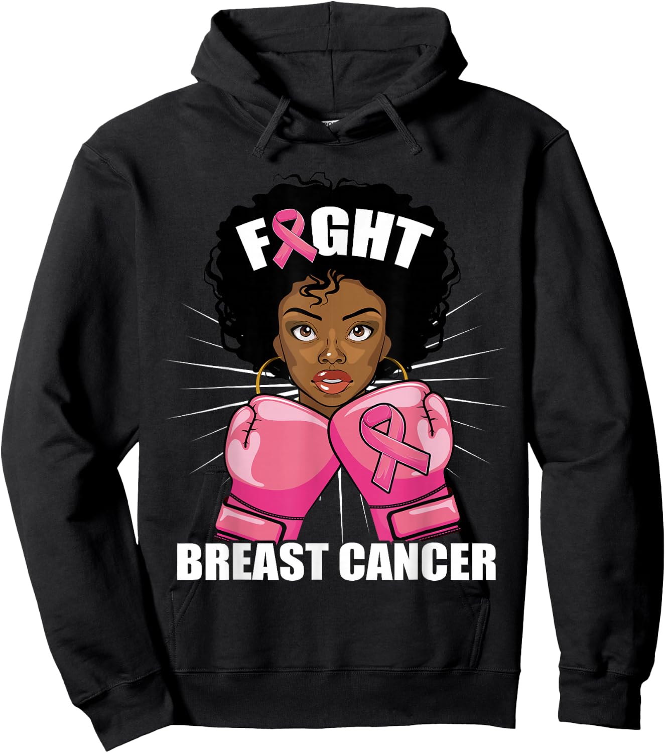 Breast Cancer Black Women, African American Fight Cancer Hoodie - Hoodie | Black