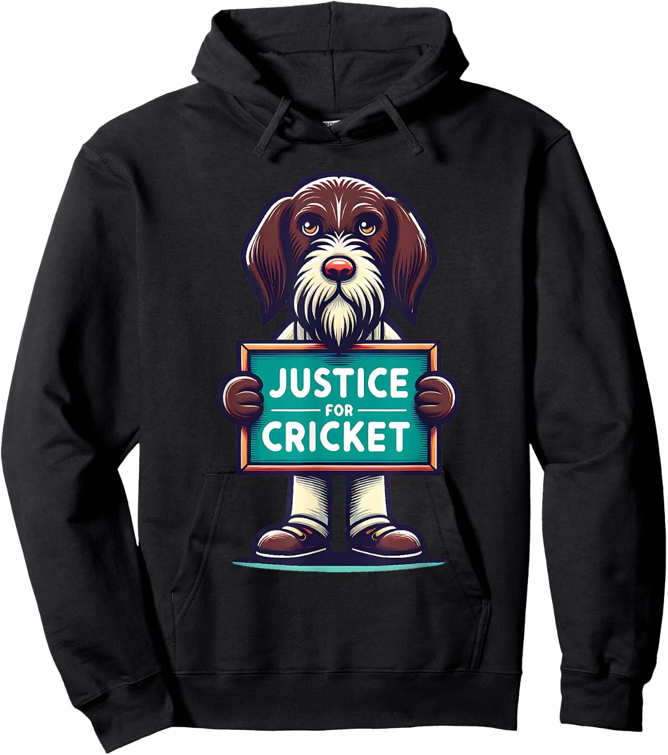 Justice for Cricket, Hunting Dog Lover, American Elections Hoodie - Hoodie | Black