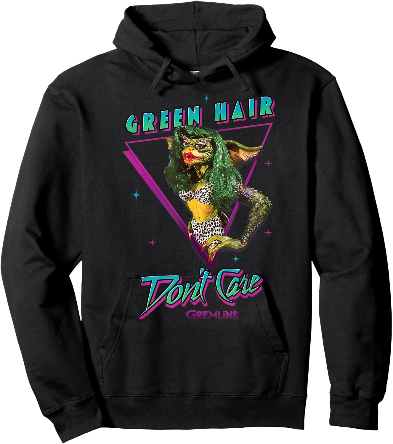 Gremlins - Green Hair Don't Care Hoodie - Hoodie | Black