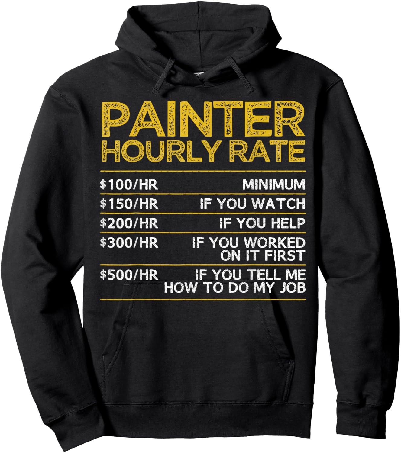 Cool Painter Art Women Painting Job House Painter Hoodie - Hoodie | Black