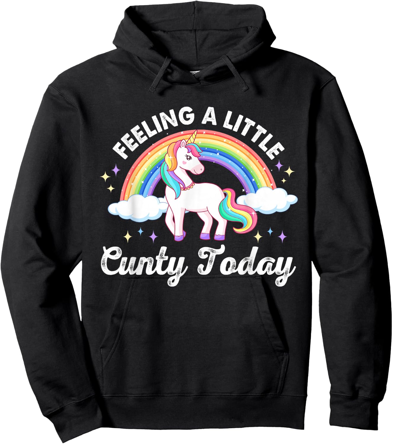 Feeling A Little C-unty Today Apparel Hoodie - Hoodie | Black