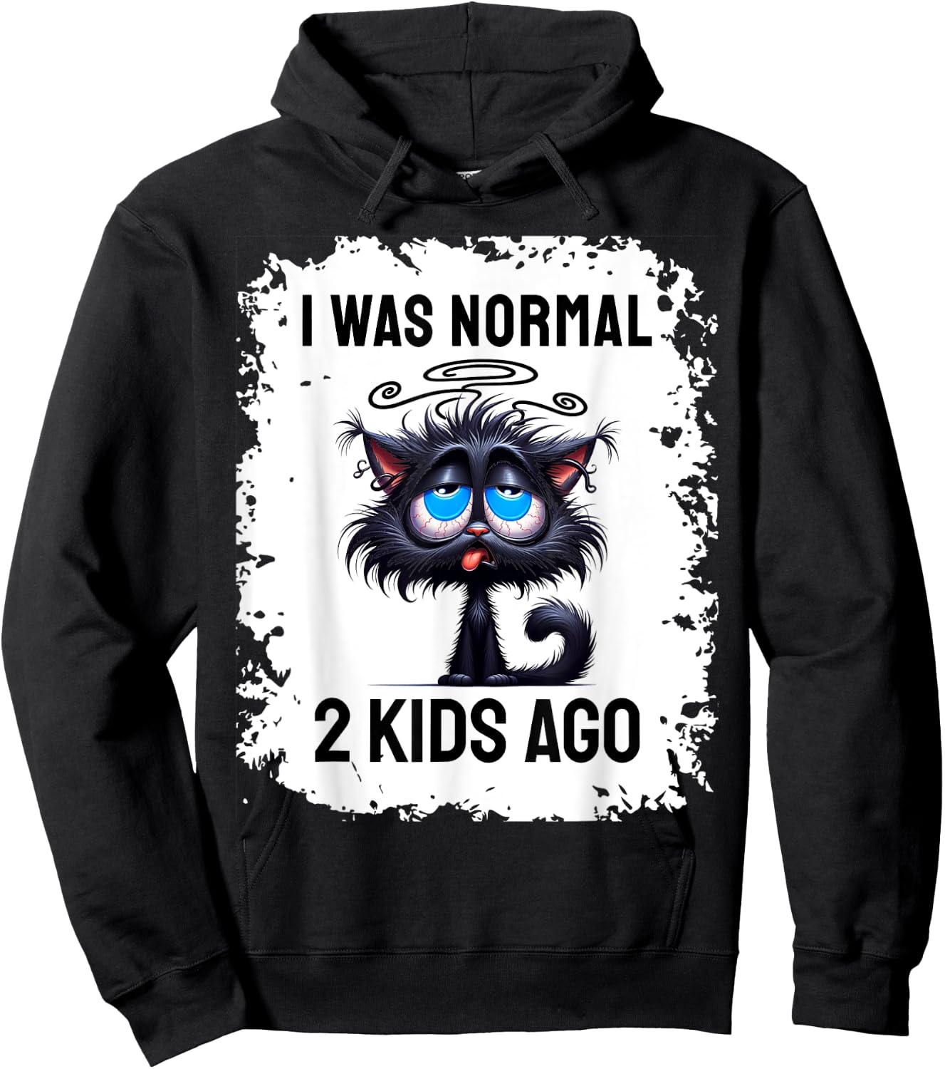 I Was Normal 2 Kids Ago Hoodie - Hoodie | Black