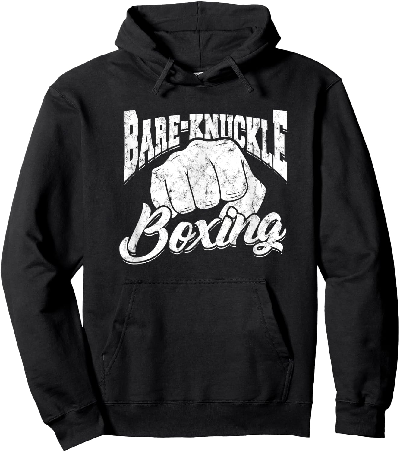 Bare-knuckle boxing - Bare-knuckle sport and fitness Hoodie - Hoodie | Black