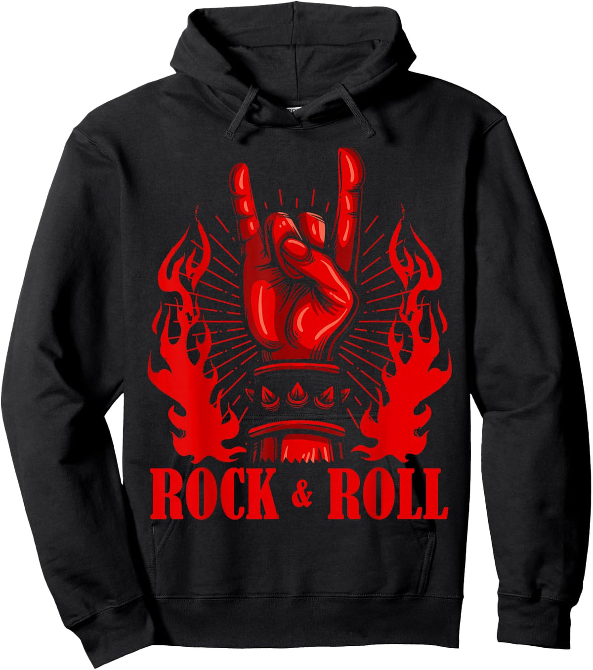 Heavy Metal Guitar Death Metal Rock n Roll Music Hoodie - Hoodie | Black