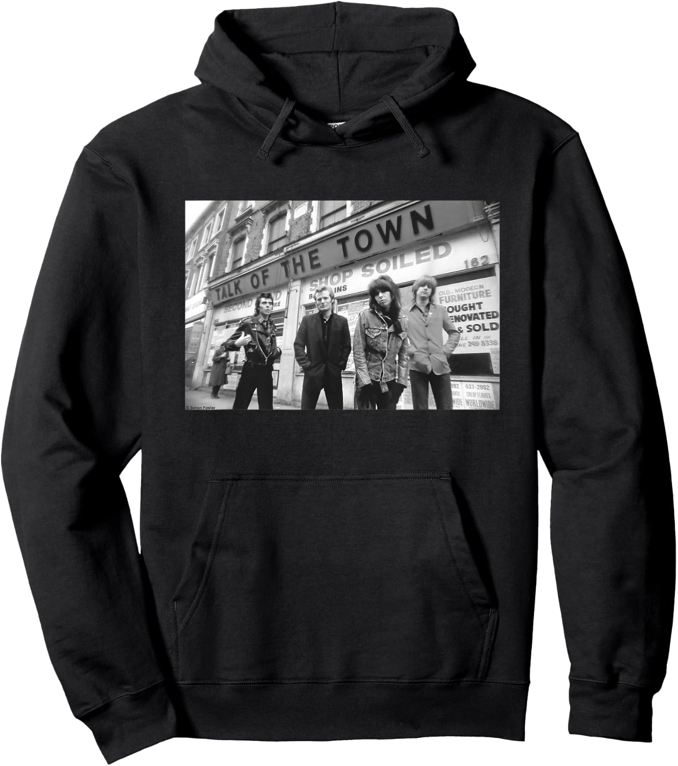 The Pretenders Talk Of The Town Photo By Simon Fowler Hoodie - Hoodie | Black