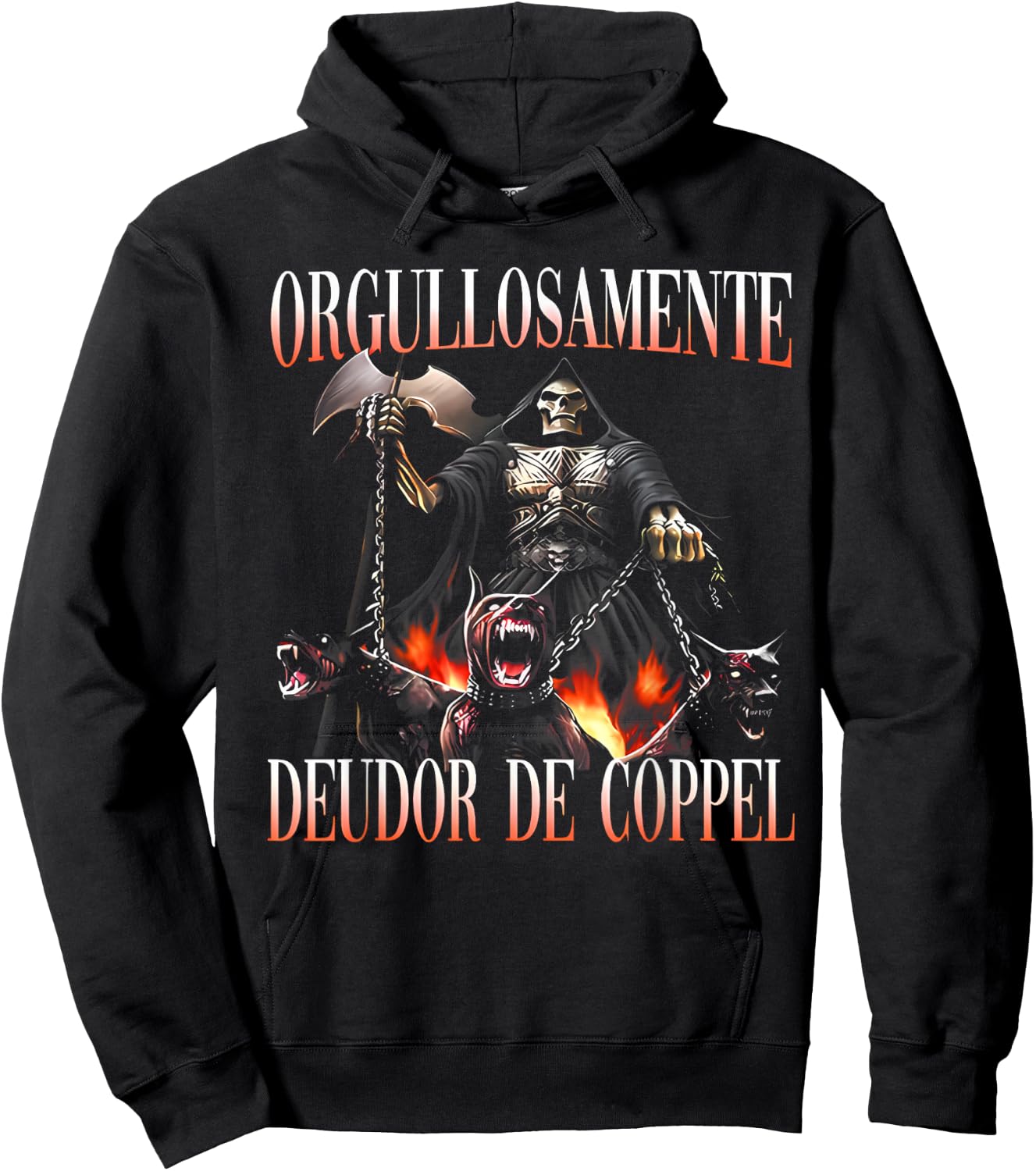 Calacas Chidas Gym Con Frases Sarcasticas Funny Saying Hoodie - Hoodie | Black