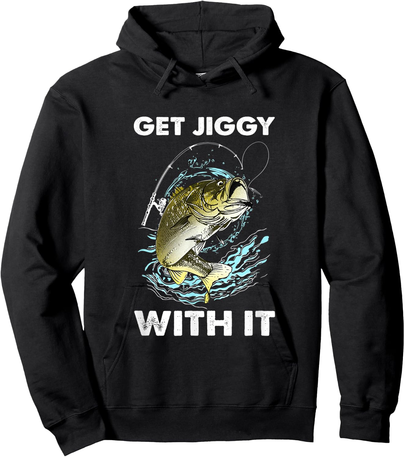 Get Jiggy With It Hoodie - Hoodie | Black
