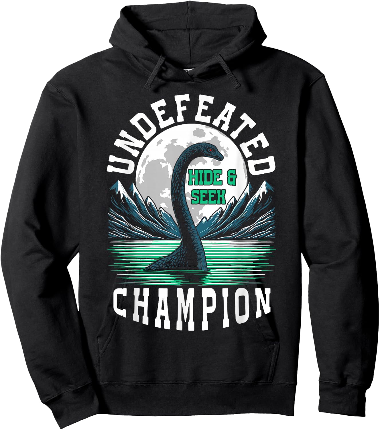 Loch Ness monster hide and seek champion Loch Ness Hoodie - Hoodie | Black