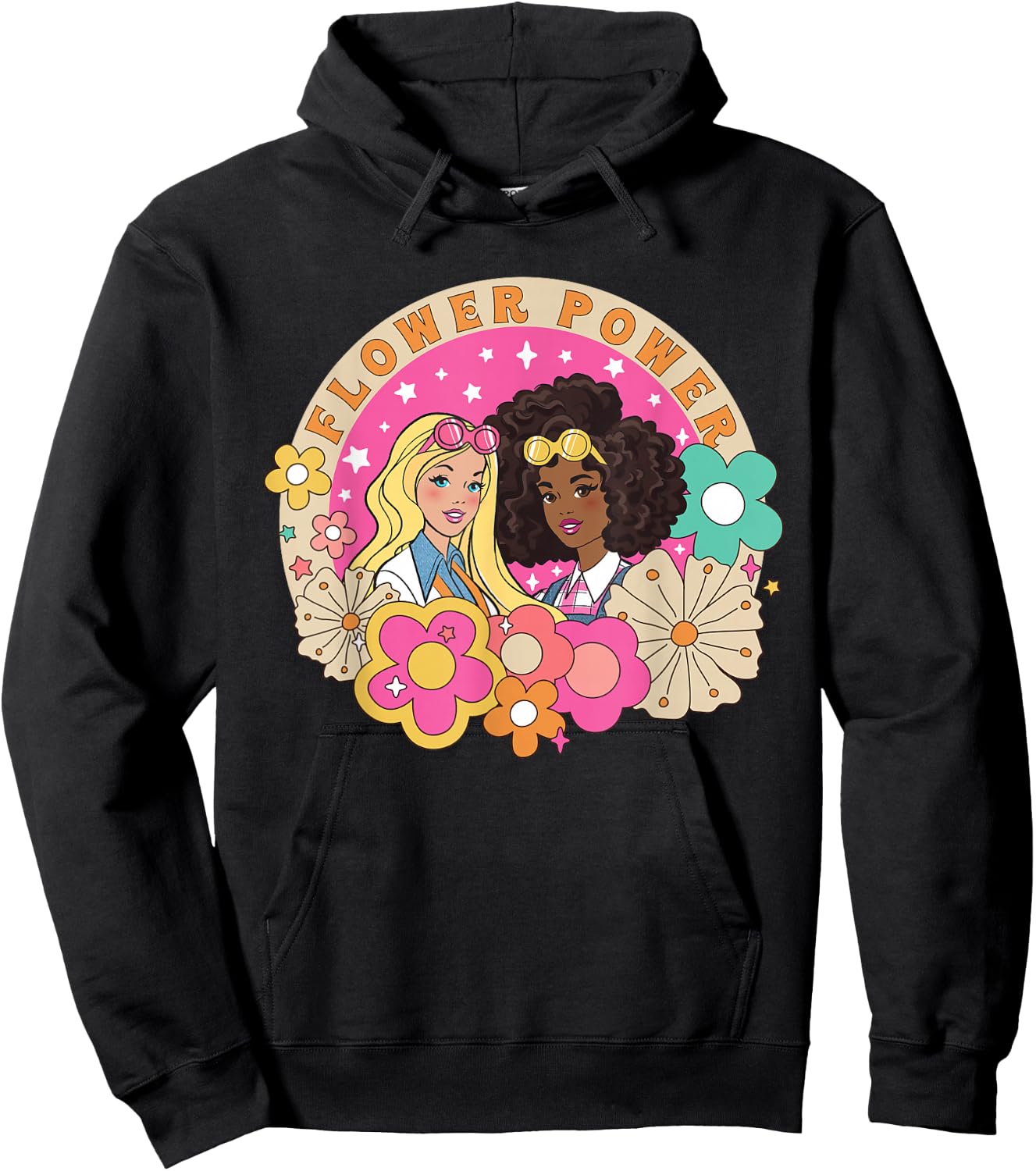 Barbie - Summer Flower Power Hoodie - Hoodie | Black