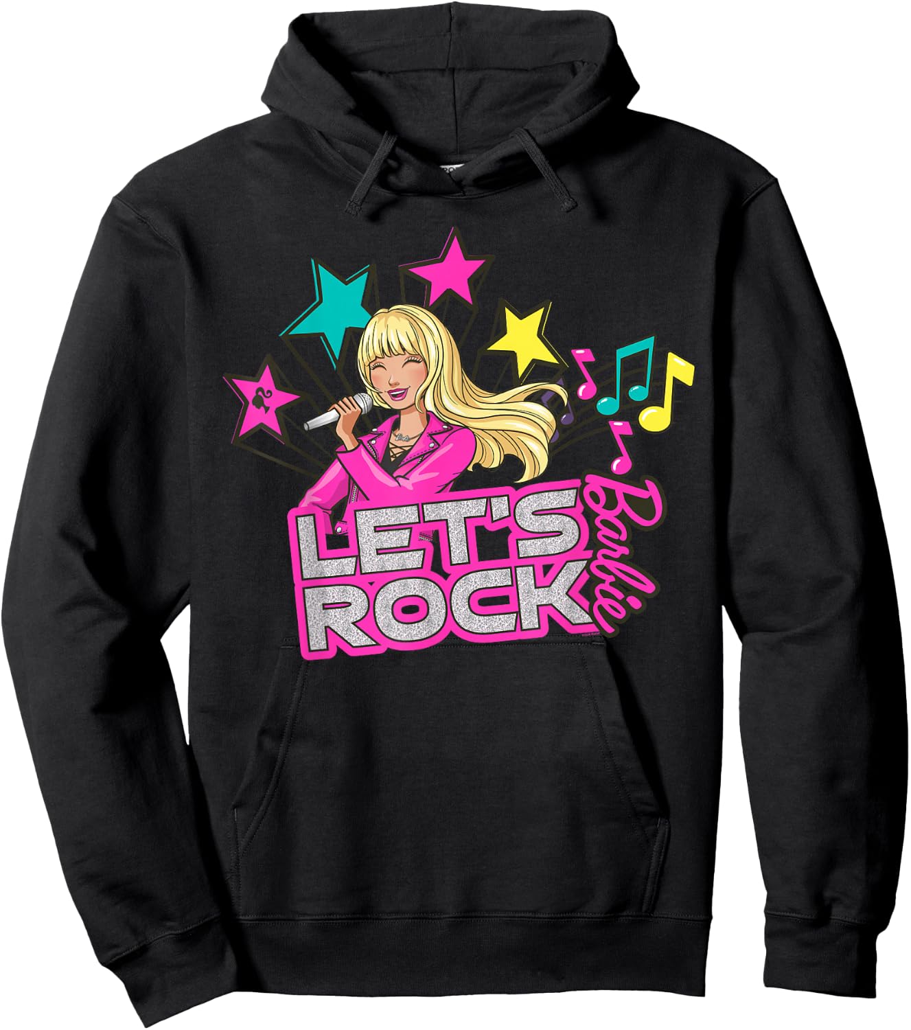 Barbie - Let's Rock Popstar Hoodie - Hoodie | Black