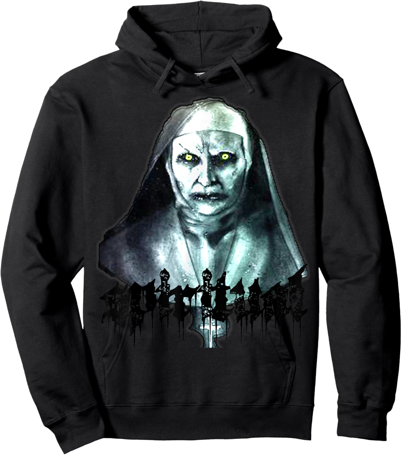 Zombie Nun demon "spiritual" Hoodie - Hoodie | Black