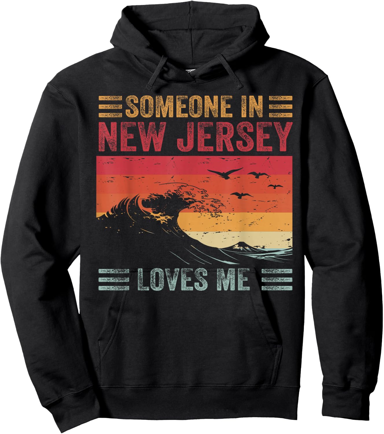 Someone In New Jersey Loves Me Hoodie - Hoodie | Black