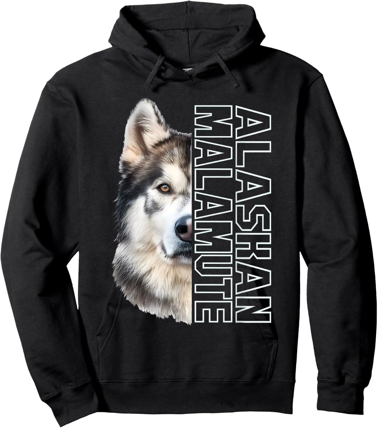 Alaskan Malamute Hoodie - Hoodie | Black