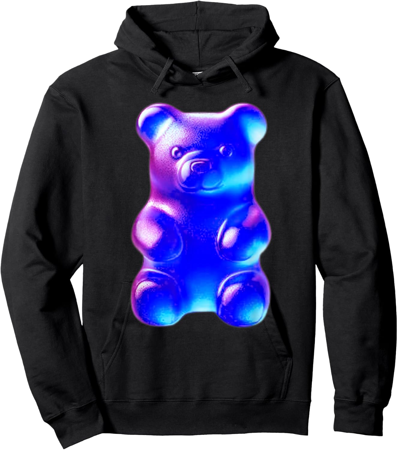 Urban Empyre Gummy Bear Candy - -Adults, Black, Small, Short Sleeve, Classic Fit Hoodie - Hoodie | Black
