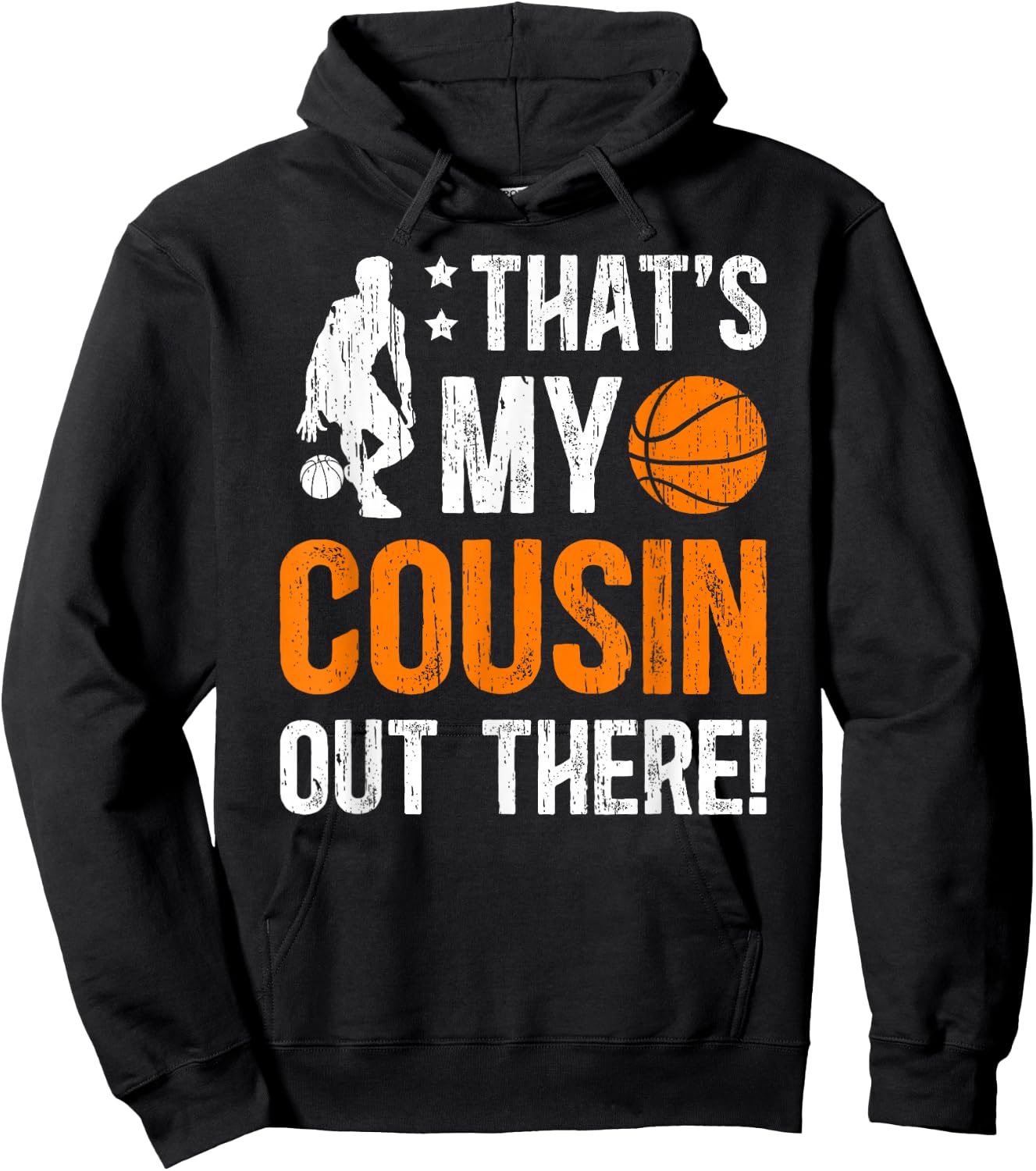 That's My Cousin Basketball Cousin Basketball Player Cousin Hoodie - Hoodie | Black