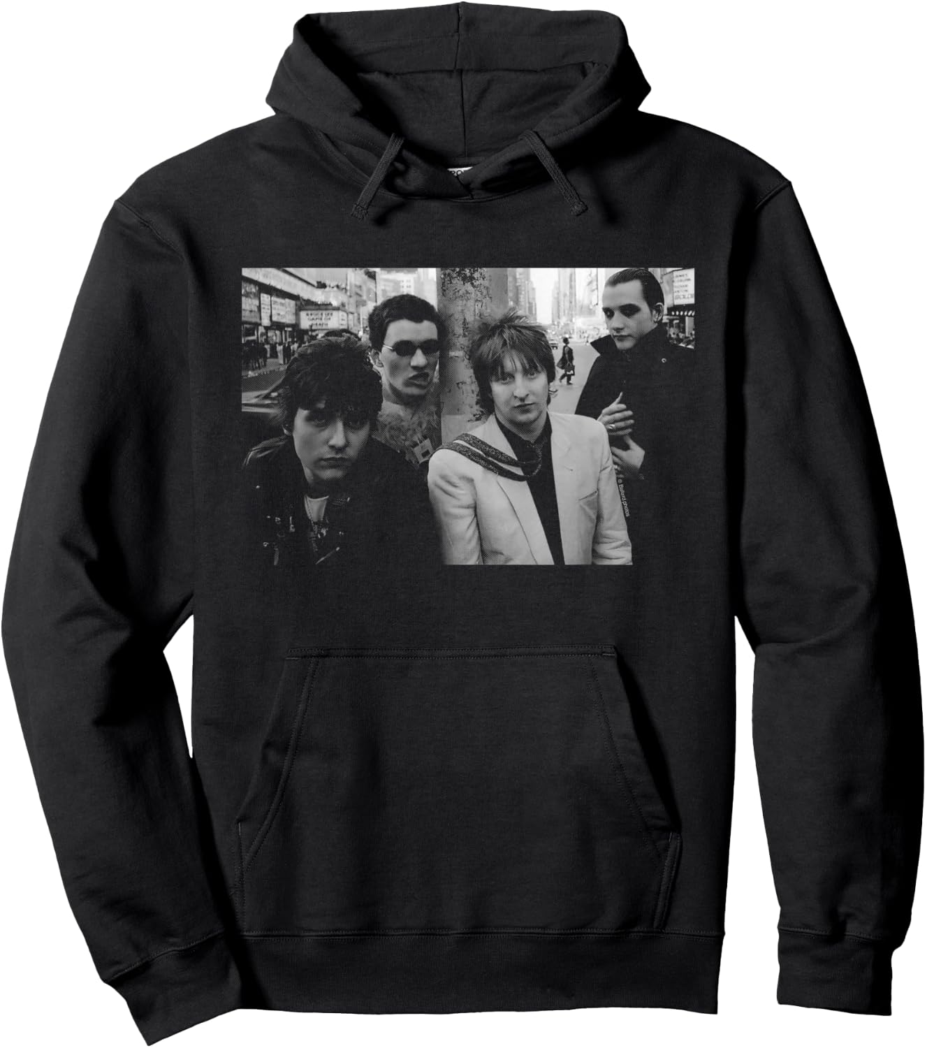 The Damned New York 1979 Photo Shoot By Allan Ballard Hoodie - Hoodie | Black