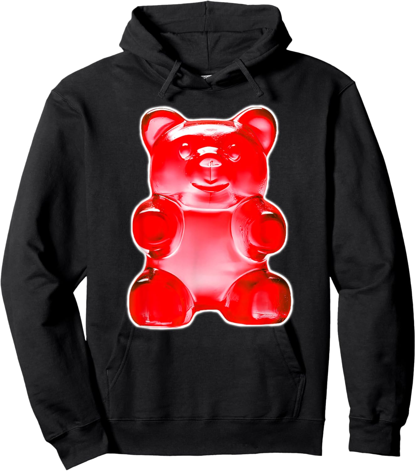 Red Gummy Bear Candy Hoodie - Hoodie | Black