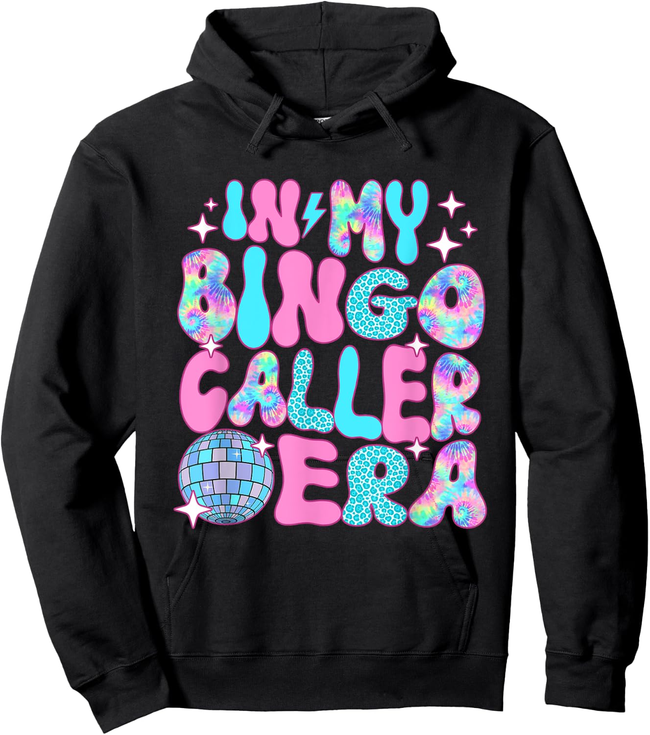 Disco In My Bingo Caller Era Hoodie - Hoodie | Black