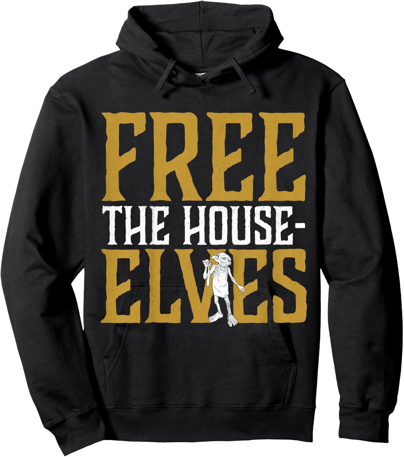 Kids Harry Potter Dobby Free The House-Elves Hoodie - Hoodie | Black
