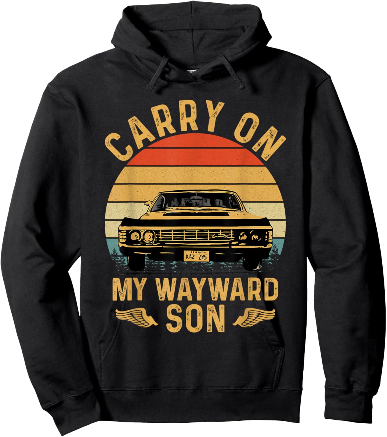 Carry On Classic Art My Wayward Funny Movie Graphic Son Hoodie - Hoodie | Black