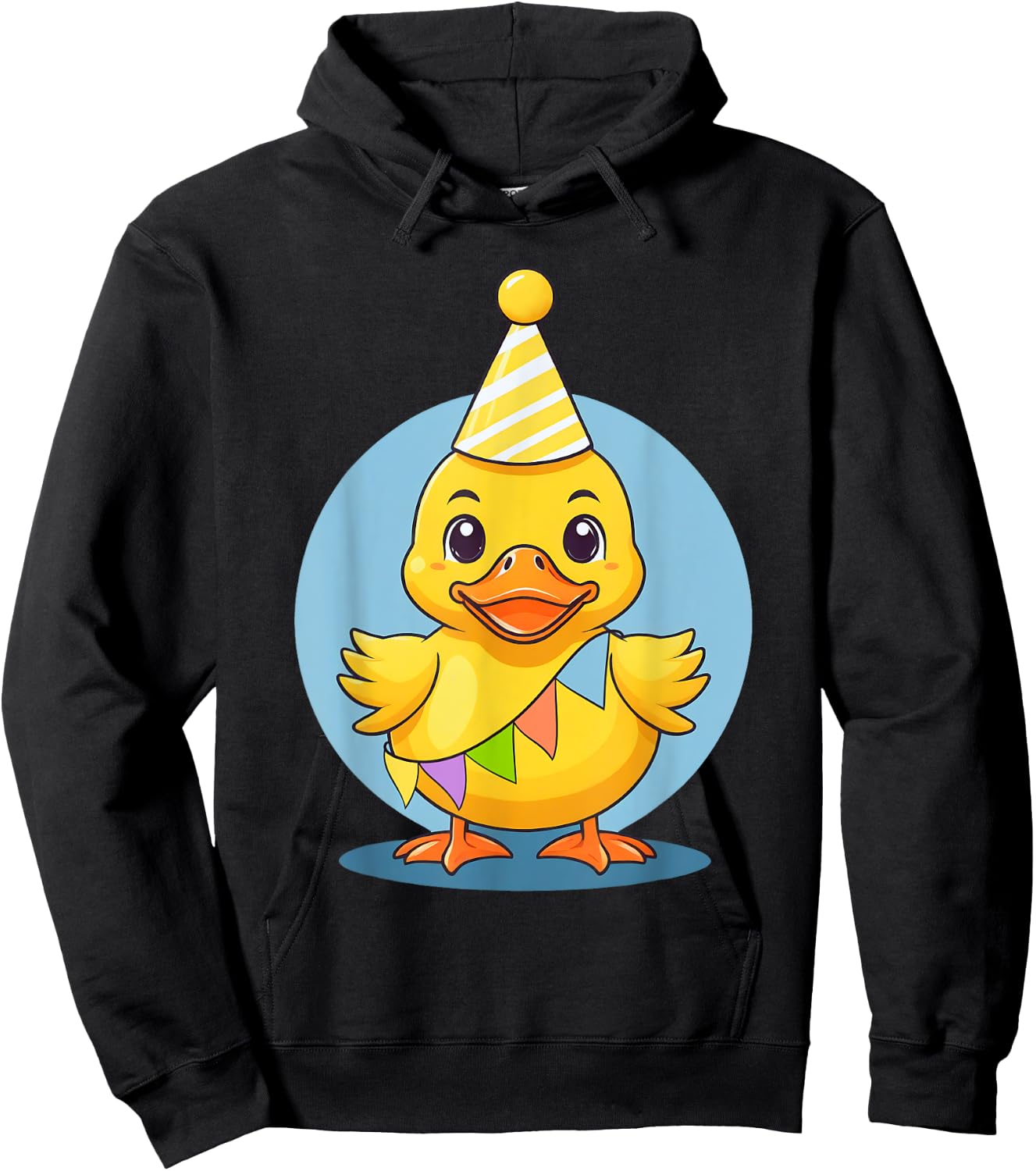 Cute Birthday Duck Girls Boys Kid Toddler Rubber Duck Lovers Hoodie - Hoodie | Black