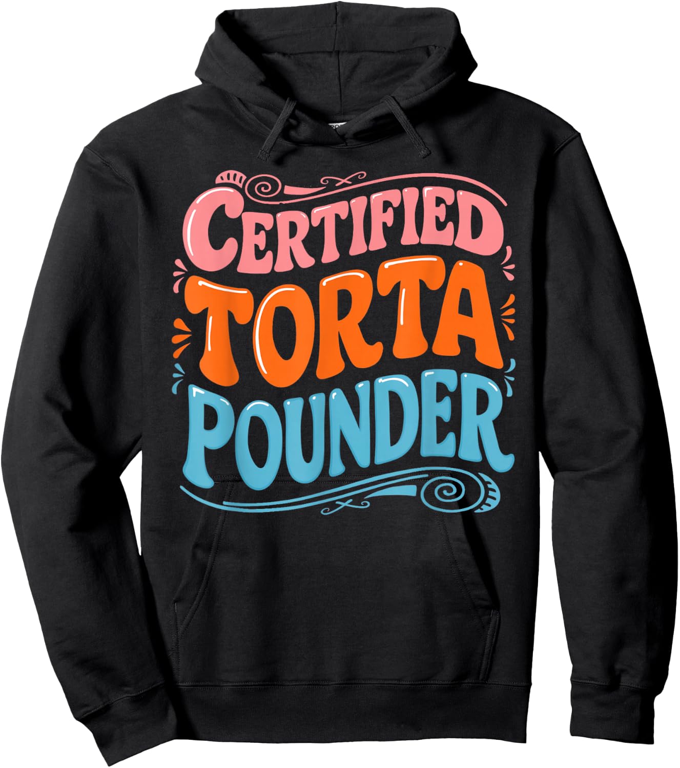Certified Torta Pounder Design Hoodie - Hoodie | Black