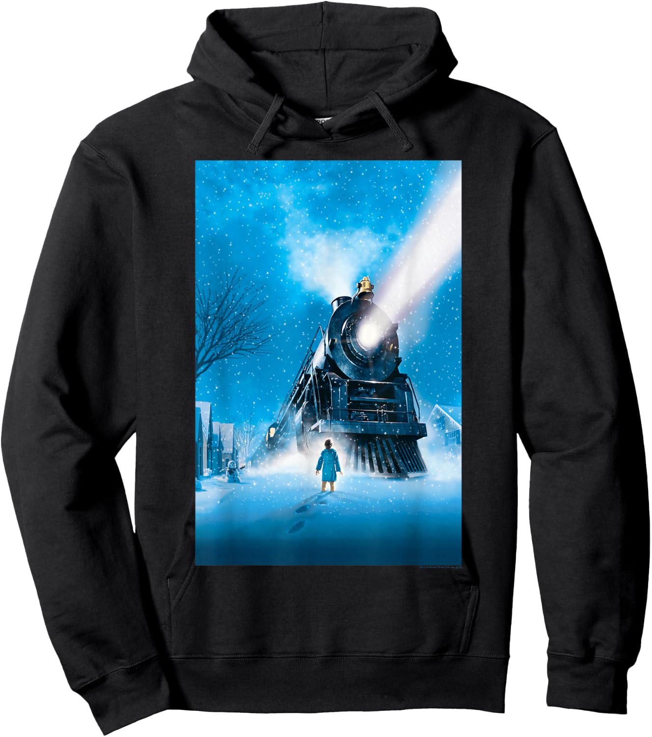 The Polar Express Train Poster Hoodie - Hoodie | Black