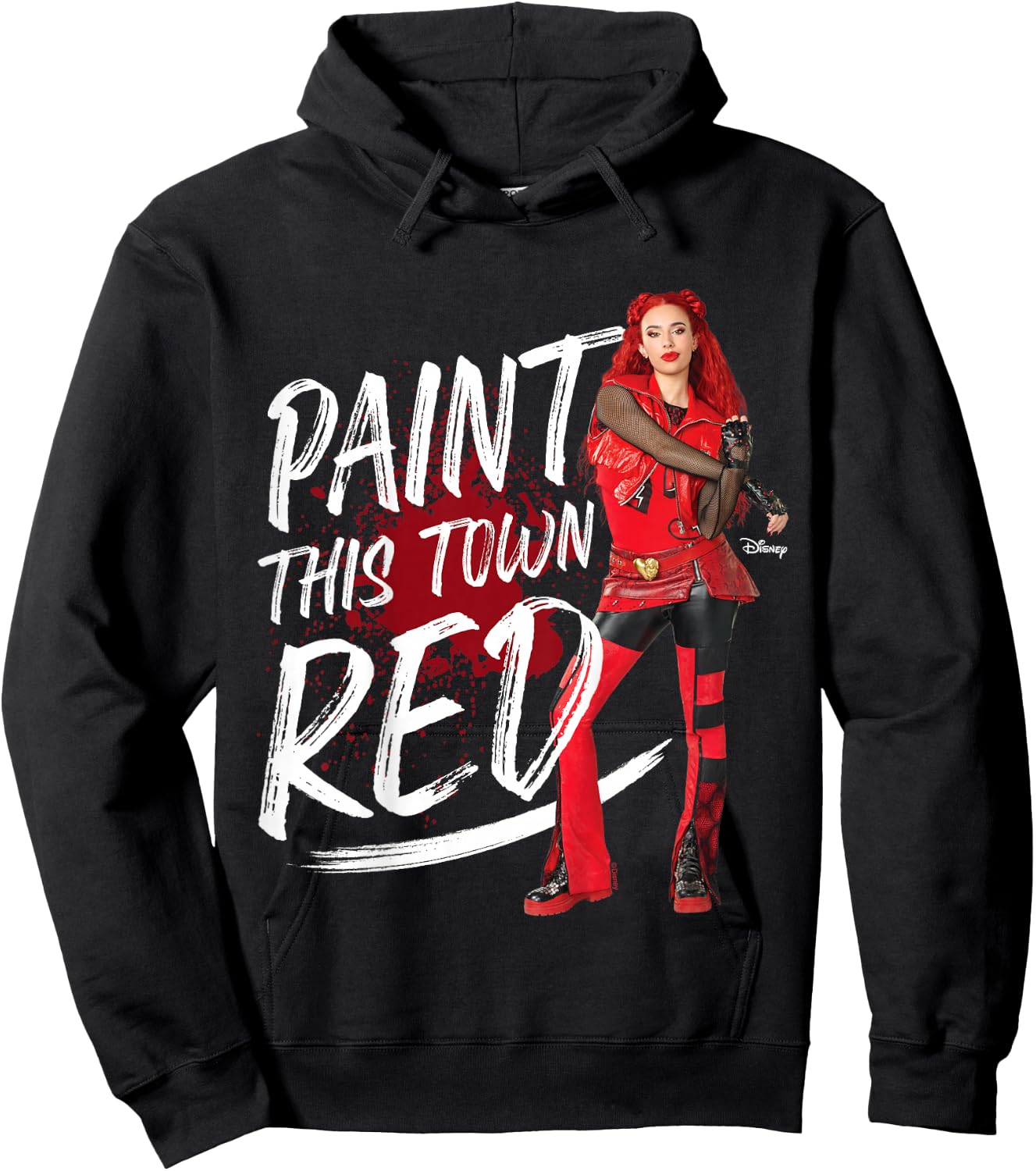 Kids Descendants 4 - The Rise of Red Paint This Town Hoodie - Hoodie | Black