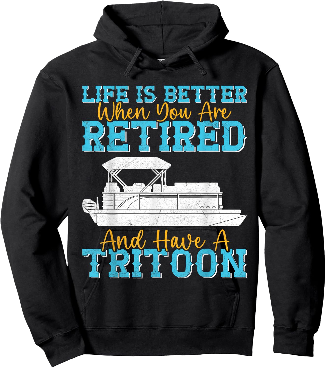 Tritoon Boat Accessories Hoodie - Hoodie | Black
