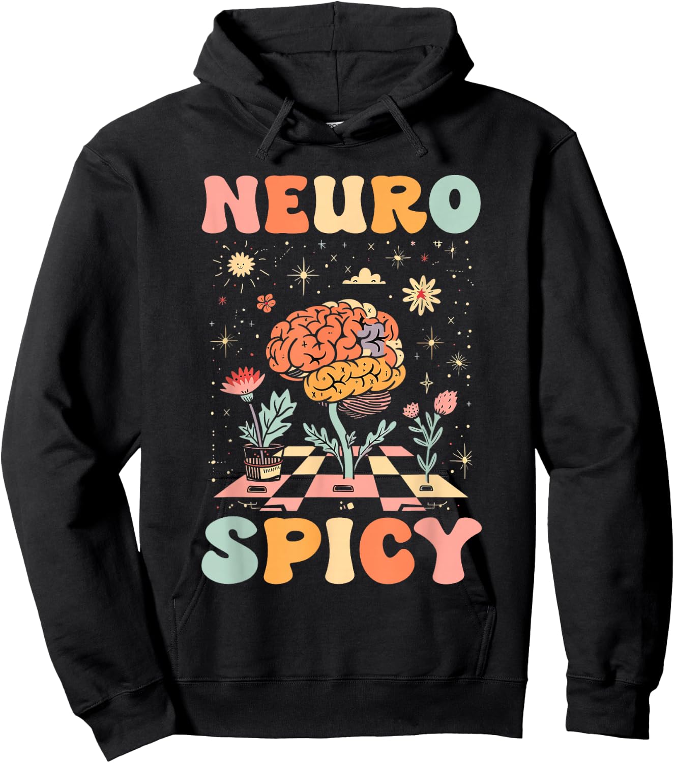 Neurodiversity - Neurospicy Neuro Spicy Shirt - Neurospicy Hoodie - Hoodie | Black