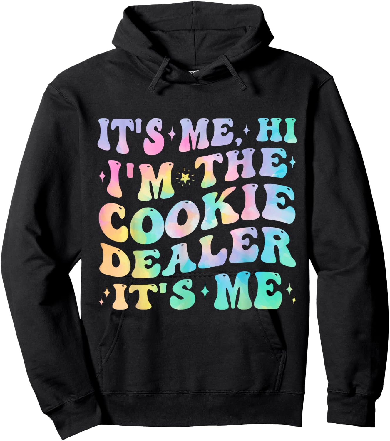 It's Me Hi I'm The Cookie Dealer Scout Troop Scouting Girls Hoodie - Hoodie | Black